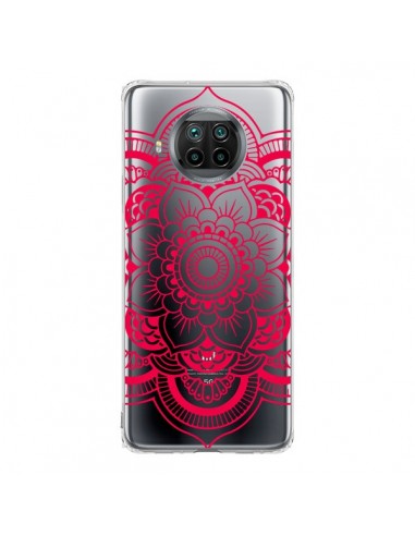 Coque Xiaomi Mi 10T Lite Mandala Rose Fushia Azteque Transparente - Nico