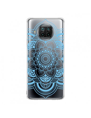 Coque Xiaomi Mi 10T Lite Mandala Bleu Azteque Transparente - Nico