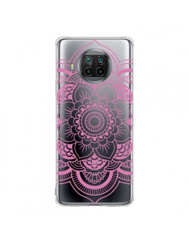 Coque Xiaomi Mi 10T Lite Mandala Rose Clair Azteque Transparente - Nico