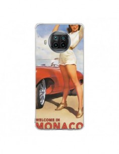 Coque Xiaomi Mi 10T Lite Welcome to Monaco Vintage Pin Up...