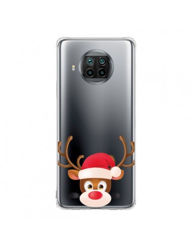 Coque Xiaomi Mi 10T Lite Renne de Noël transparente - Nico