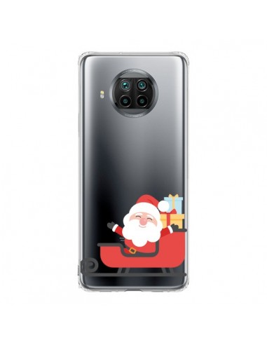 Coque Xiaomi Mi 10T Lite Père Noël et son Traineau transparente - Nico