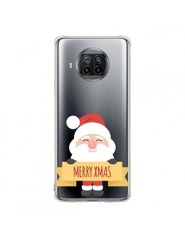 Coque Xiaomi Mi 10T Lite Père Noël Merry Christmas transparente - Nico