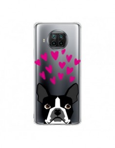 Coque Xiaomi Mi 10T Lite Boston Terrier Coeurs Chien...