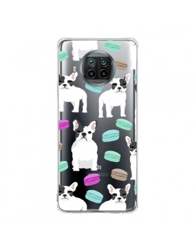 Coque Xiaomi Mi 10T Lite Chiens Bulldog Français Macarons Transparente - Pet Friendly