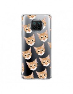 Coque Xiaomi Mi 10T Lite Chats Beige Transparente - Pet...