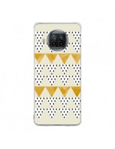 Coque Xiaomi Mi 10T Lite Triangles Or Garland Gold - Pura...
