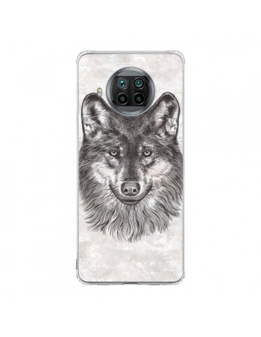 Coque Xiaomi Mi 10T Lite Loup Gris - Rachel...