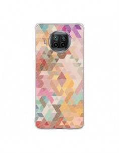 Coque Xiaomi Mi 10T Lite Azteque Pattern Triangles -...