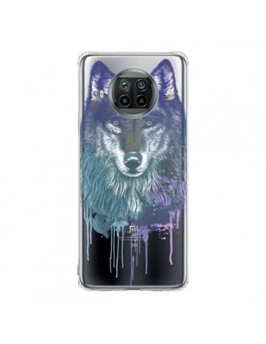 Coque Xiaomi Mi 10T Lite Loup Wolf Animal Transparente - Rachel Caldwell