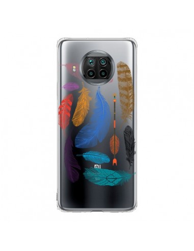 Coque Xiaomi Mi 10T Lite Plume Feather Couleur Transparente - Rachel Caldwell