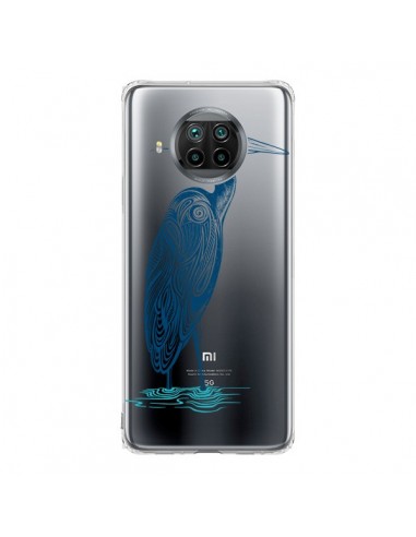 Coque Xiaomi Mi 10T Lite Heron Blue Oiseau Transparente - Rachel Caldwell