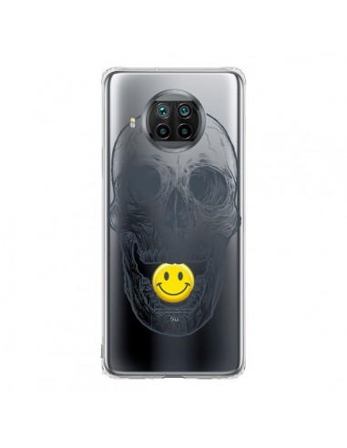 Coque Xiaomi Mi 10T Lite Tête de Mort Smiley Transparente - Rachel Caldwell