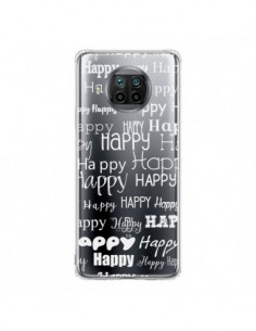 Coque Xiaomi Mi 10T Lite Happy Happy Blanc Transparente -...
