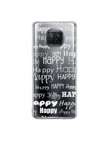 Coque Xiaomi Mi 10T Lite Happy Happy Blanc Transparente - R Delean