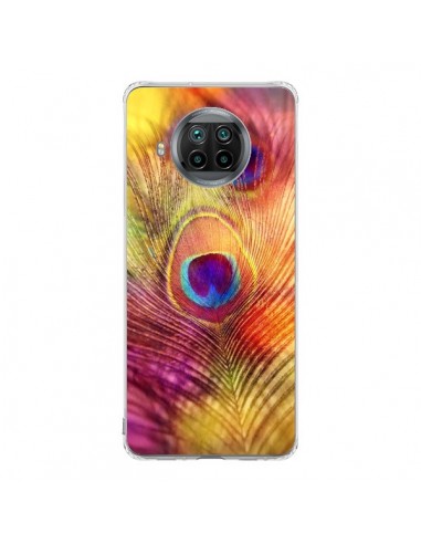 Coque Xiaomi Mi 10T Lite Plume de Paon Multicolore - Sylvia Cook