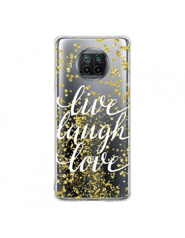 Coque Xiaomi Mi 10T Lite Live, Laugh, Love, Vie, Ris, Aime Transparente - Sylvia Cook