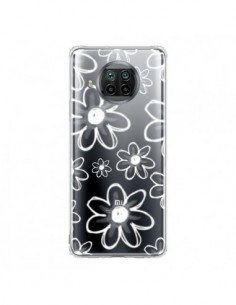 Coque Xiaomi Mi 10T Lite Mandala Blanc White Flower...