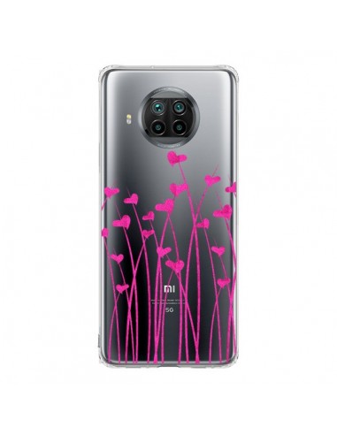 Coque Xiaomi Mi 10T Lite Love in Pink Amour Rose Fleur Transparente - Sylvia Cook