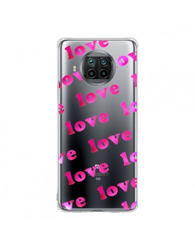 Coque Xiaomi Mi 10T Lite Pink Love Rose Transparente - Sylvia Cook