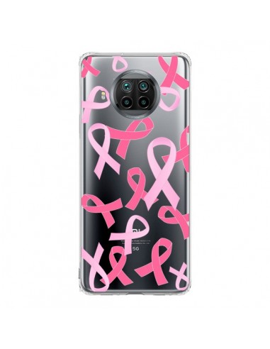 Coque Xiaomi Mi 10T Lite Pink Ribbons Ruban Rose Transparente - Sylvia Cook