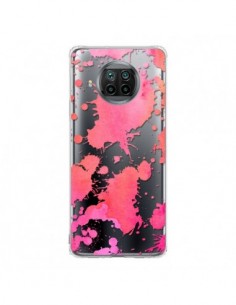 Coque Xiaomi Mi 10T Lite Watercolor Splash Taches Rose...