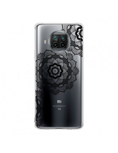 Coque Xiaomi Mi 10T Lite Triple Mandala Noir Black Transparente - Sylvia Cook