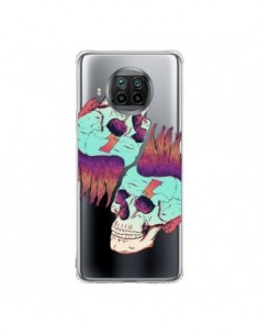 Coque Xiaomi Mi 10T Lite Tête de Mort Crane Punk Double...