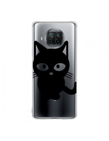 Coque Xiaomi Mi 10T Lite Chat Noir Cat Transparente - Yohan B.