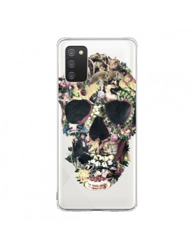 Coque Samsung A02S Skull Vintage Tête de Mort Transparente - Ali Gulec