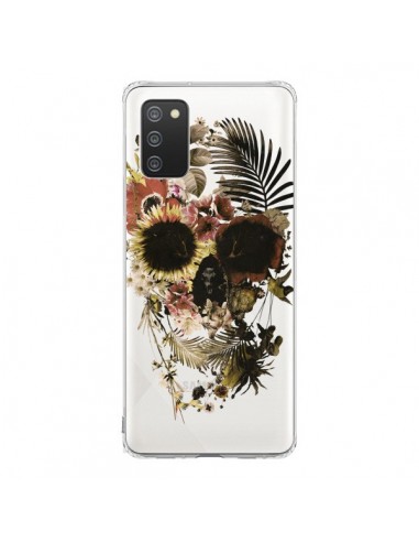 Coque Samsung A02S Garden Skull Tête de Mort Transparente - Ali Gulec