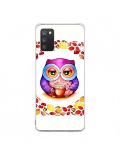 Coque Samsung A02S Chouette Automne - Annya Kai