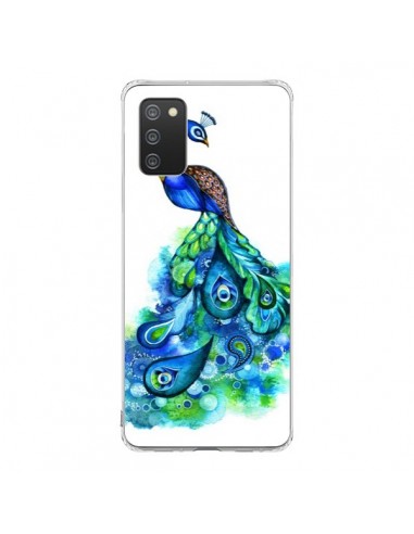 Coque Samsung A02S Paon Multicolore - Annya Kai