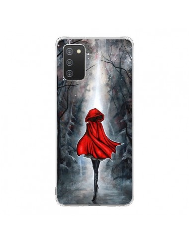 Coque Samsung A02S Le Petit Chaperon Rouge Bois - Annya Kai