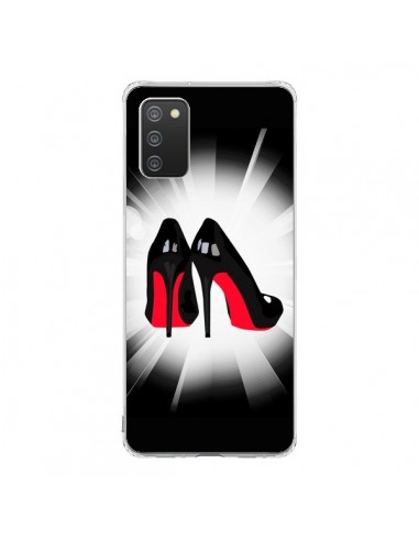 Coque Samsung A02S Chaussures Semelles Rouges Red Soles Femme - Aurelie Scour