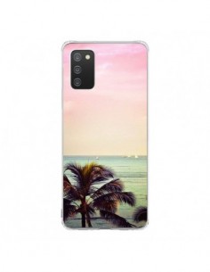 Coque Samsung A02S Sunset Palmier Palmtree - Asano Yamazaki