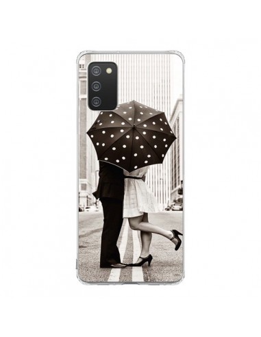 Coque Samsung A02S Secret under Umbrella Amour Couple Love - Asano Yamazaki