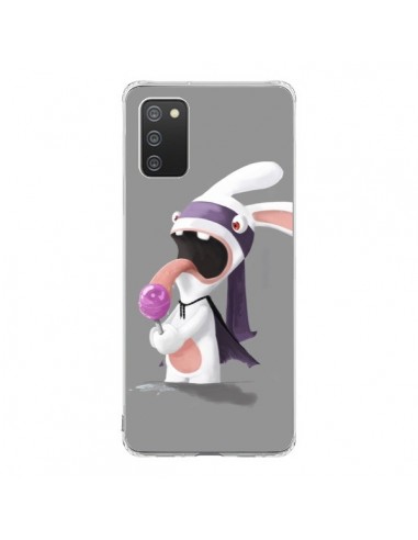 Coque Samsung A02S Lapin Crétin Sucette - Bertrand Carriere