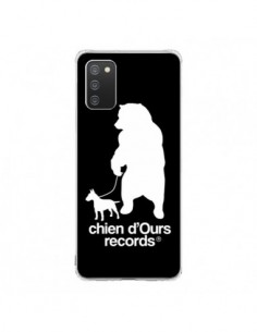 Coque Samsung A02S Chien d'Ours Records Musique -...