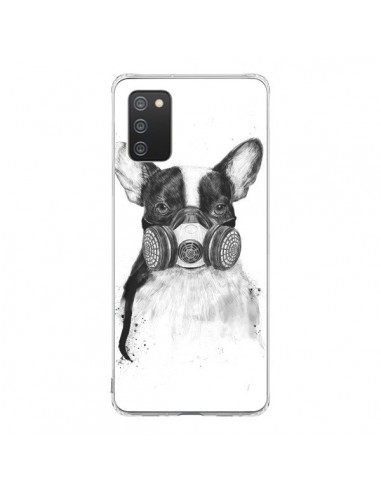 Coque Samsung A02S Tagueur Bulldog Dog Chien Big City Life - Balazs Solti