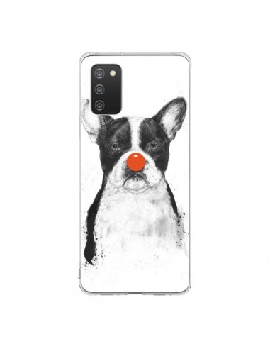 Coque Samsung A02S Clown Bulldog Chien Dog - Balazs Solti