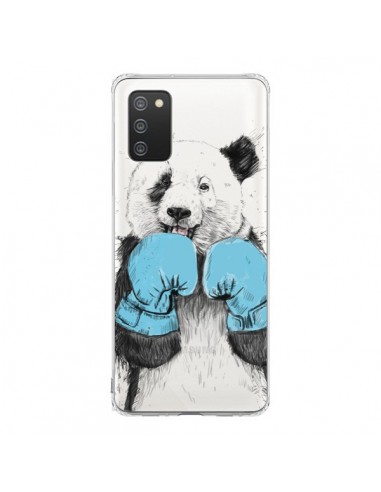 Coque Samsung A02S Winner Panda Gagnant Transparente - Balazs Solti