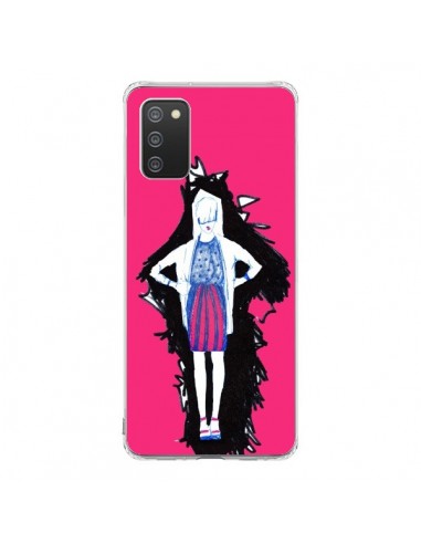 Coque Samsung A02S Lola Femme Fashion Mode Rose - Cécile