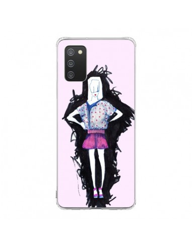 Coque Samsung A02S Valentine Femme Fashion Mode Rose Clair - Cécile