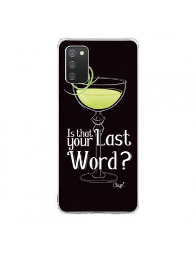 Coque Samsung A02S Is that your Last Word Cocktail Barman - Chapo