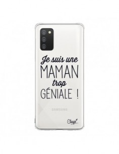 Coque Samsung A02S Je suis une Maman trop Géniale...