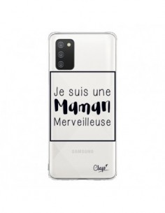 Coque Samsung A02S Je suis une Maman Merveilleuse...