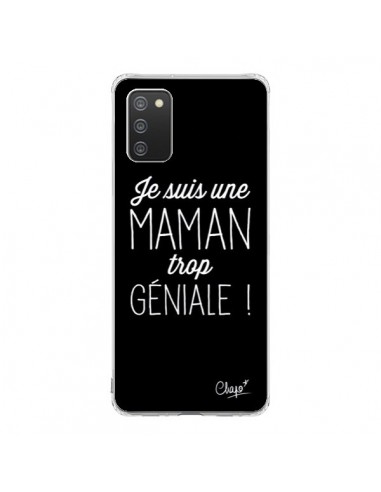 Coque Samsung A02S Je suis une Maman trop Géniale - Chapo