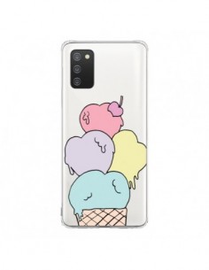 Coque Samsung A02S Ice Cream Glace Summer Ete Coeur...