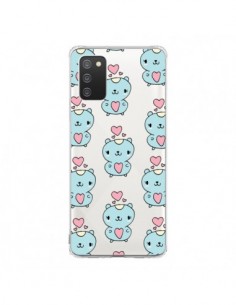 Coque Samsung A02S Hamster Love Amour Transparente -...